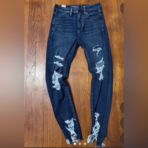 American eagle super hi rise jegging